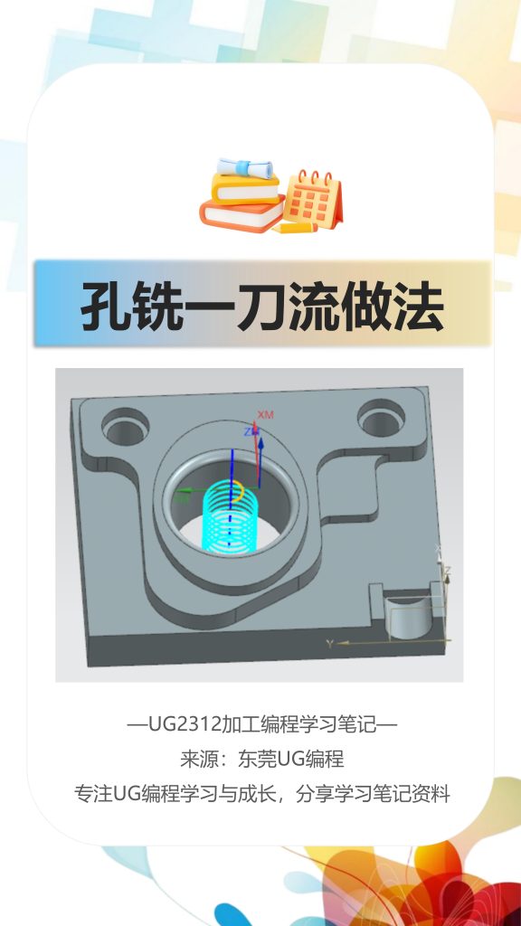 孔铣一刀流做法