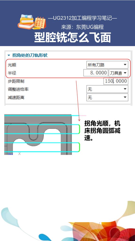 型腔铣怎么飞面
