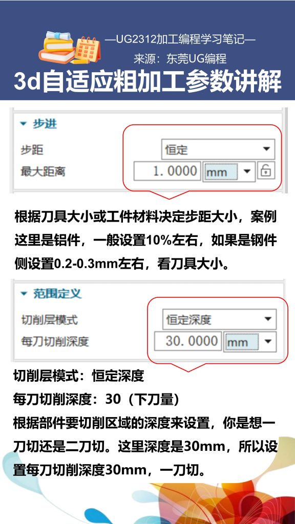 3d自适应粗加工参数讲解