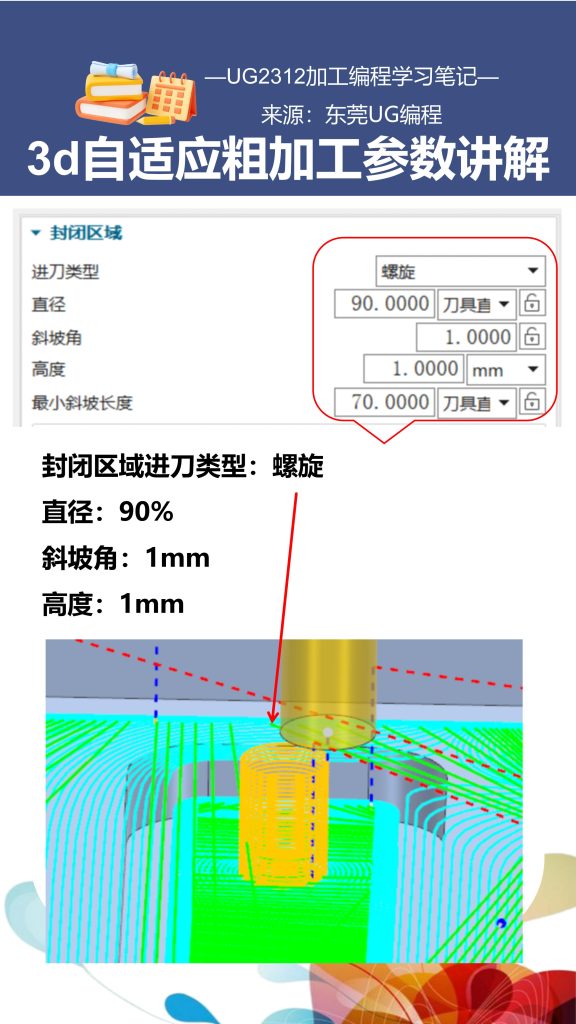 3d自适应粗加工参数讲解
