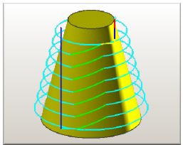 等高沿部件斜进刀角度多少合适