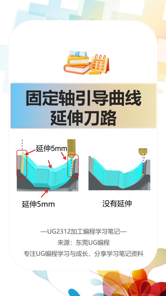 固定轴引导曲线延伸刀路