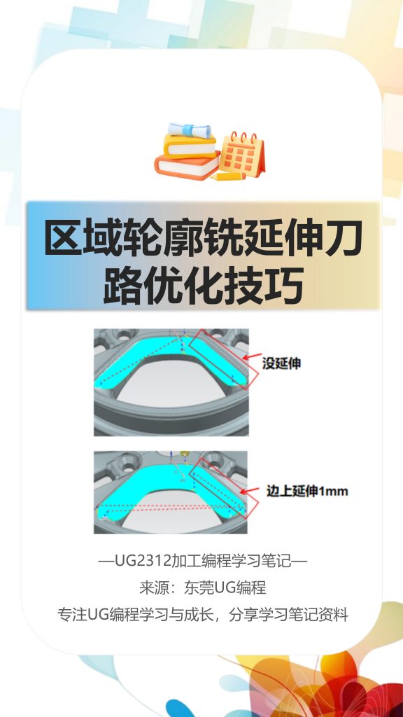 区域轮廓铣延伸刀路