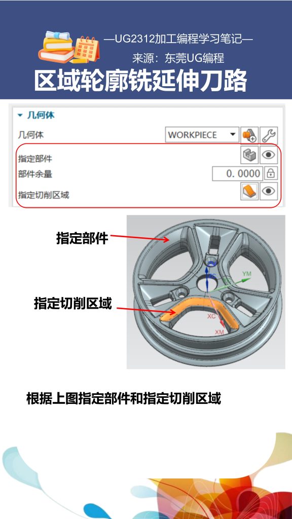 区域轮廓铣延伸刀路