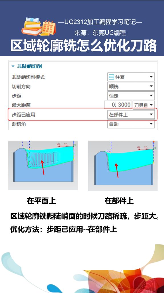 区域轮廓铣怎么优化刀路
