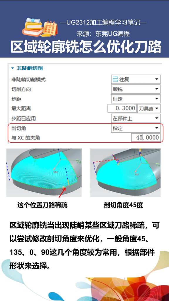 区域轮廓铣怎么优化刀路