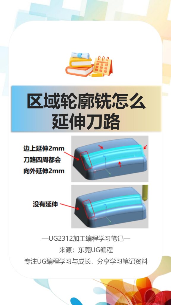 区域轮廓铣怎么延伸刀路