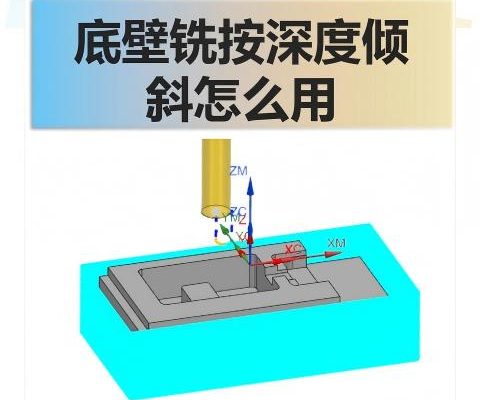 底壁铣按深度倾斜怎么用