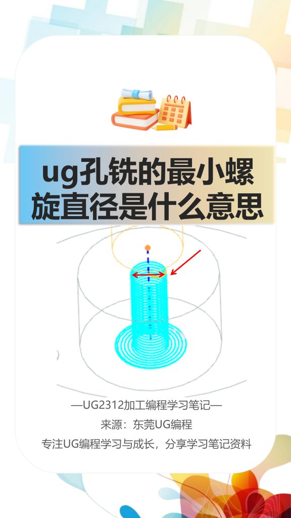 ug孔铣最小螺旋直径是什么意思