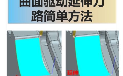 曲面驱动延伸刀路