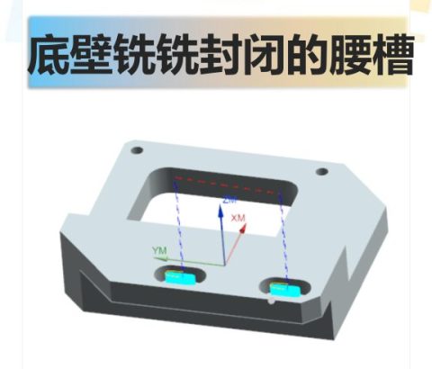 底壁铣铣封闭的腰槽