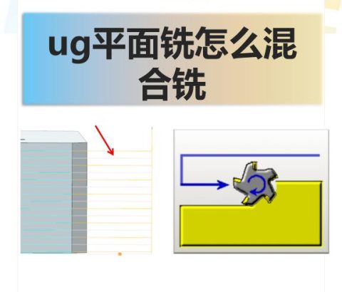 ug平面铣怎么混合铣