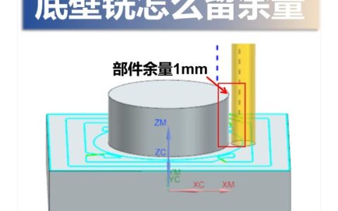 底壁铣怎么留余量