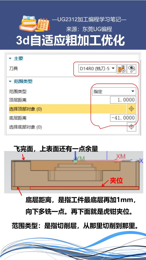 3d自适应粗加工优化