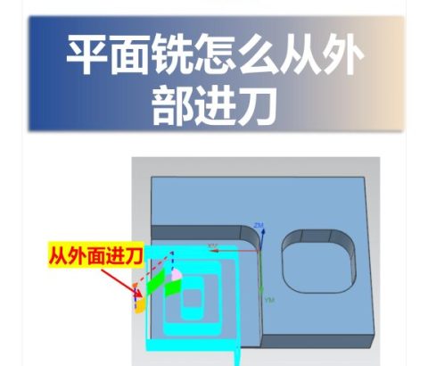 平面铣怎么从外部进刀