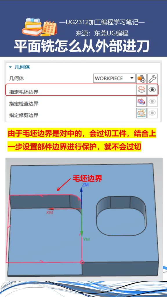 平面铣怎么从外部进刀