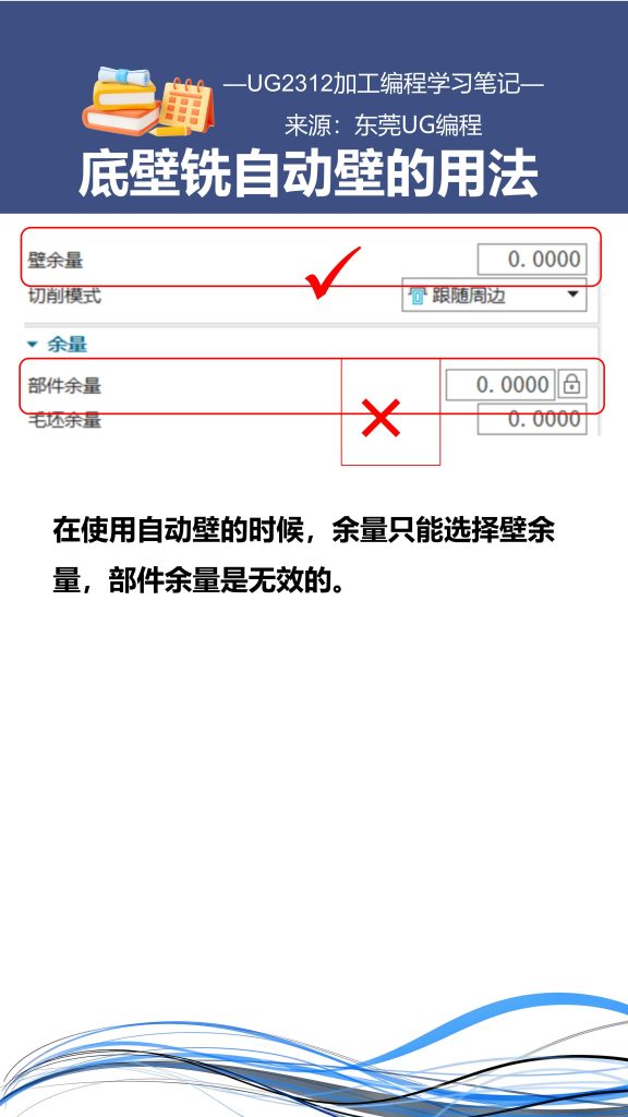 底壁铣自动壁什么意思