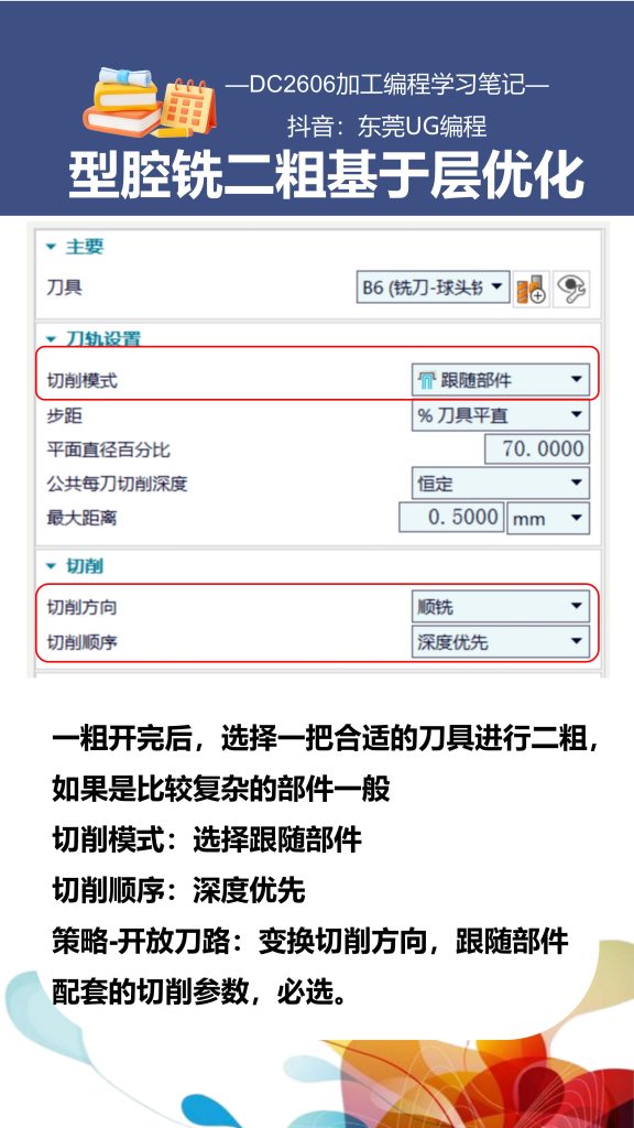 型腔铣二粗基于层优化