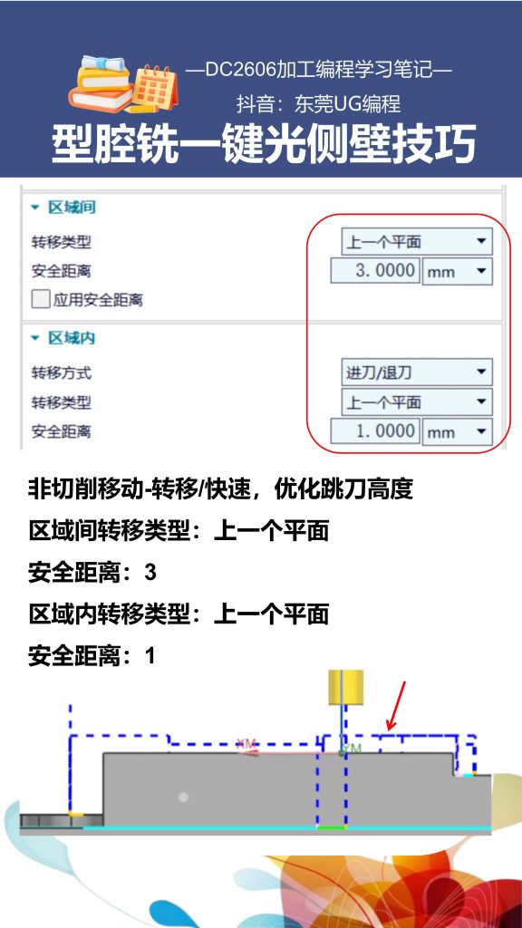 型腔铣一键光侧壁技巧